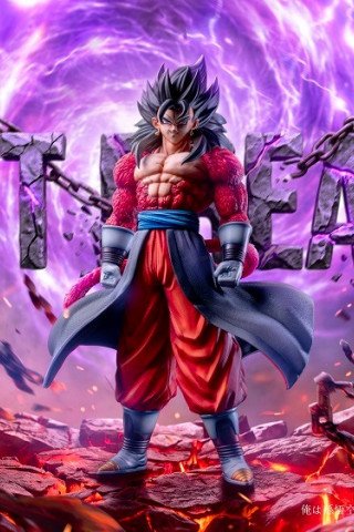 Plastic Soul Studio - Super Saiyan 4 Xeno Vegito - Dragon Ball Heroes