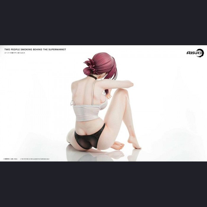 Absurd Studio - Ms.Yamada - Two people smoking behind the supermarket