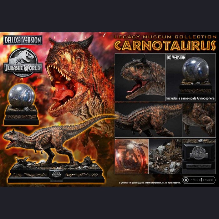 Prime 1 Statue - Carnotaurus(Deluxe Version) - Jurassic World: Fallen Kingdom