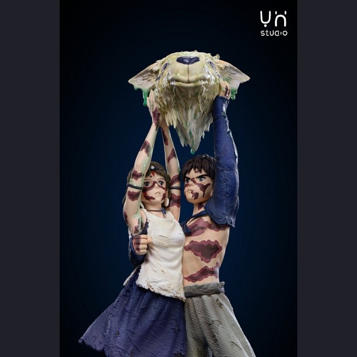 YH Studio - San & Ashitaka - Princess Mononoke