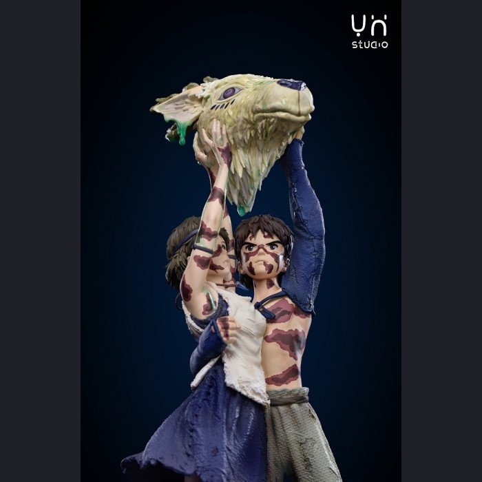 YH Studio - San & Ashitaka - Princess Mononoke