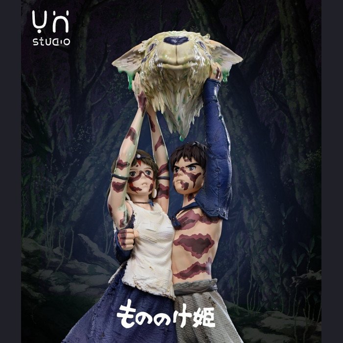 YH Studio - San & Ashitaka - Princess Mononoke