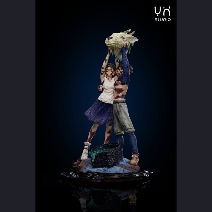 YH Studio - San & Ashitaka - Princess Mononoke