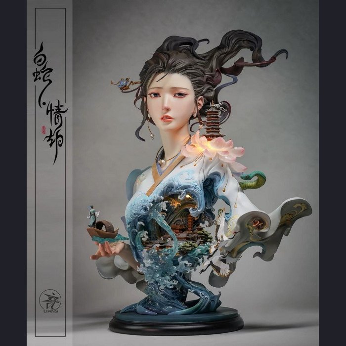 Yuan Xingliang Original Art - White Snake - White Snake: Tribulation of Love
