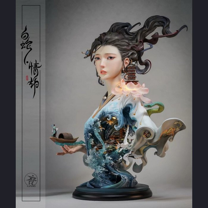 Yuan Xingliang Original Art - White Snake - White Snake: Tribulation of Love