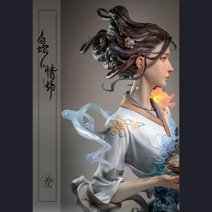 Yuan Xingliang Original Art - White Snake - White Snake: Tribulation of Love
