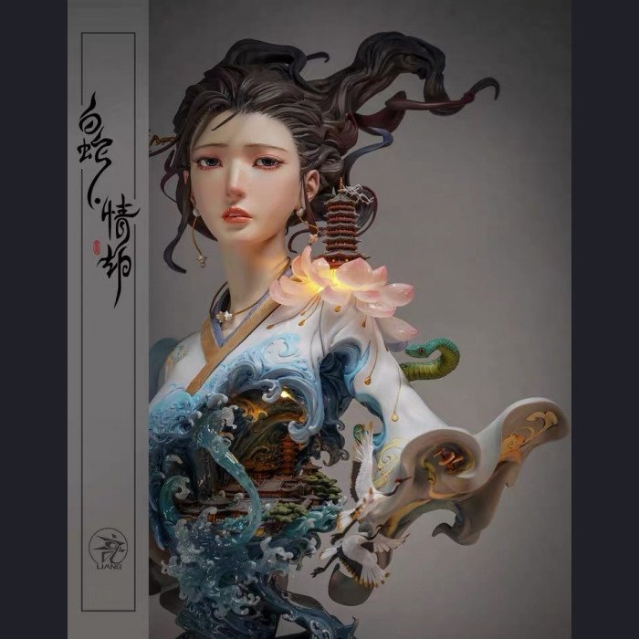 Yuan Xingliang Original Art - White Snake - White Snake: Tribulation of Love