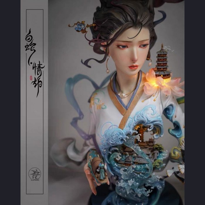 Yuan Xingliang Original Art - White Snake - White Snake: Tribulation of Love