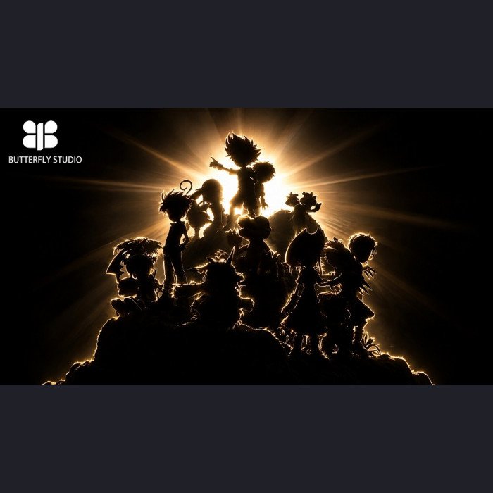 Butterfly Studio - The Seven Chosen Children and their Digimon - Digimon Adventure