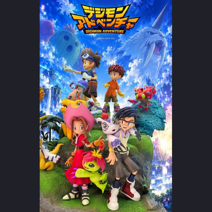 Butterfly Studio - The Seven Chosen Children and their Digimon - Digimon Adventure