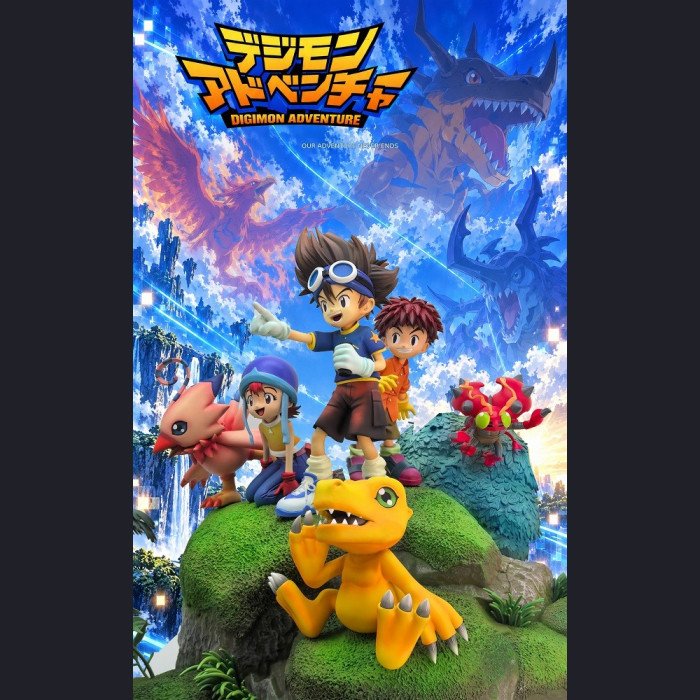 Butterfly Studio - The Seven Chosen Children and their Digimon - Digimon Adventure