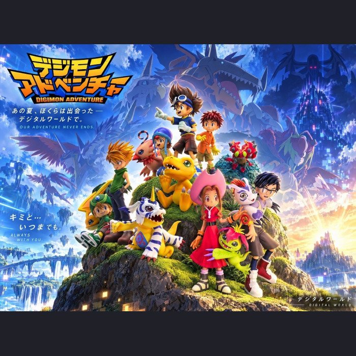 Butterfly Studio - The Seven Chosen Children and their Digimon - Digimon Adventure
