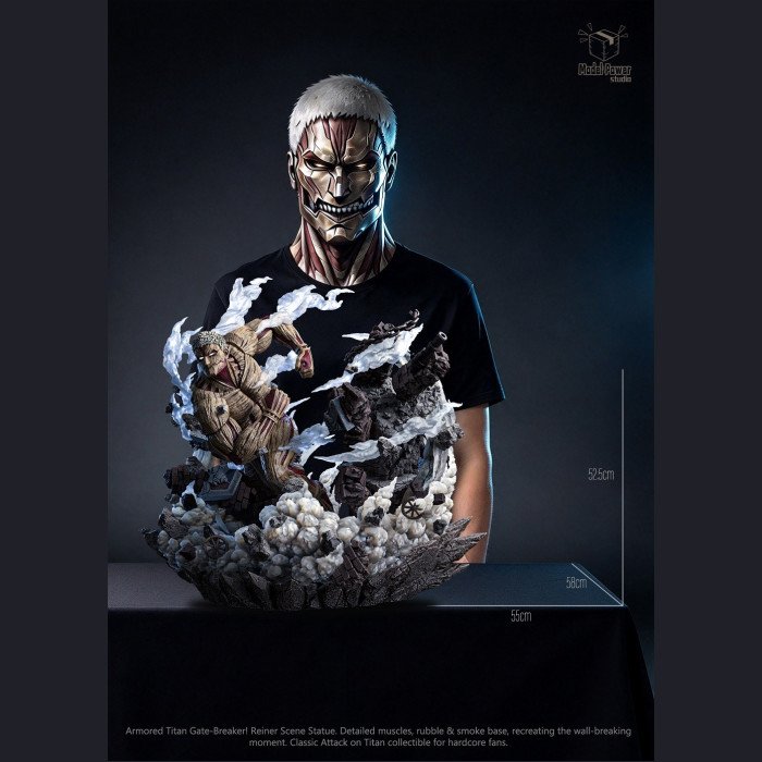 Model Power Studio - Armored Titan - Attack on Titan