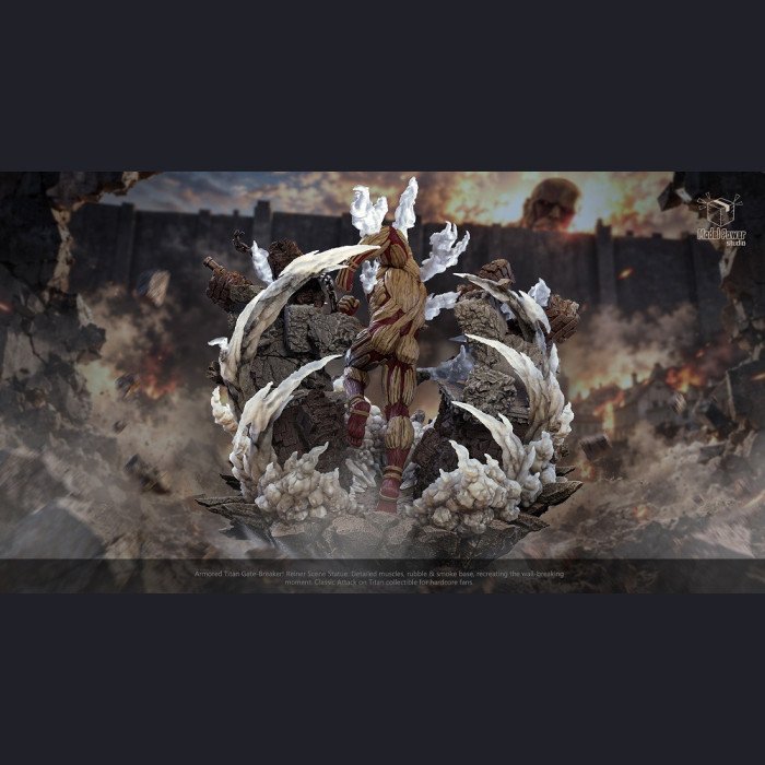 Model Power Studio - Armored Titan - Attack on Titan
