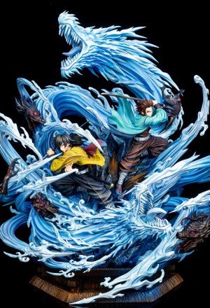Lei Hao Ke Yu Studio - Kamado Tanjiro&Tomioka Giyuu - Demon Slayer: Kimetsu no Yaiba(Shipping included)