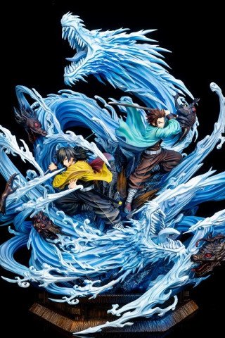 Lei Hao Ke Yu Studio - Kamado Tanjiro&Tomioka Giyuu - Demon Slayer: Kimetsu no Yaiba(Shipping included)